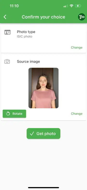 7ID：学生証写真の必要事項