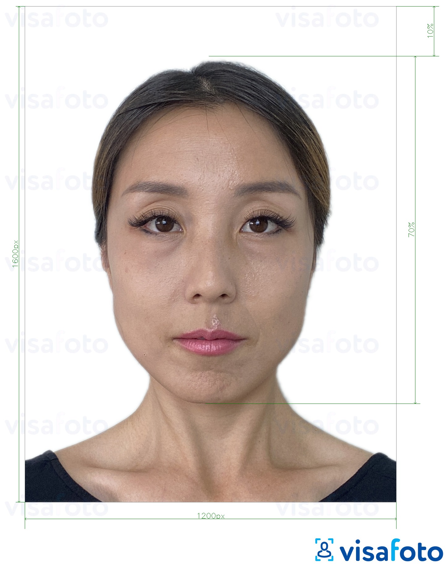 דוגמא לתמונה על הונג קונג באינטרנט דרכון אלקטרוני 1200x1600 פיקסלים בעלת מידות מדויקות